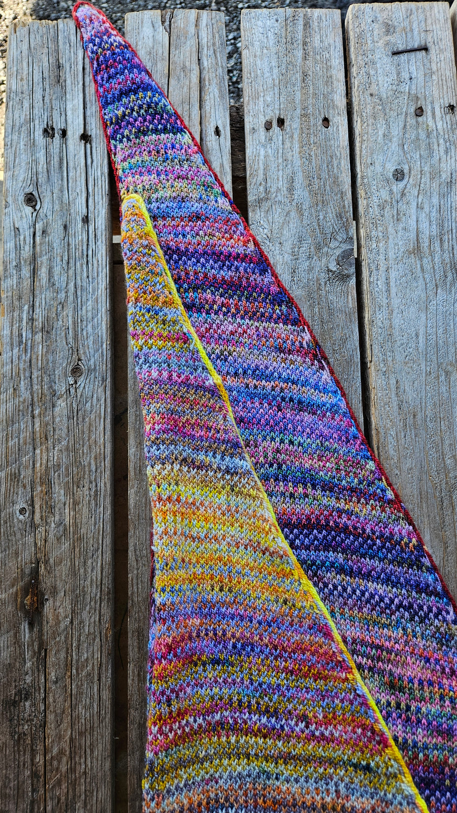 Colour Cocktail Shawl PDF pattern