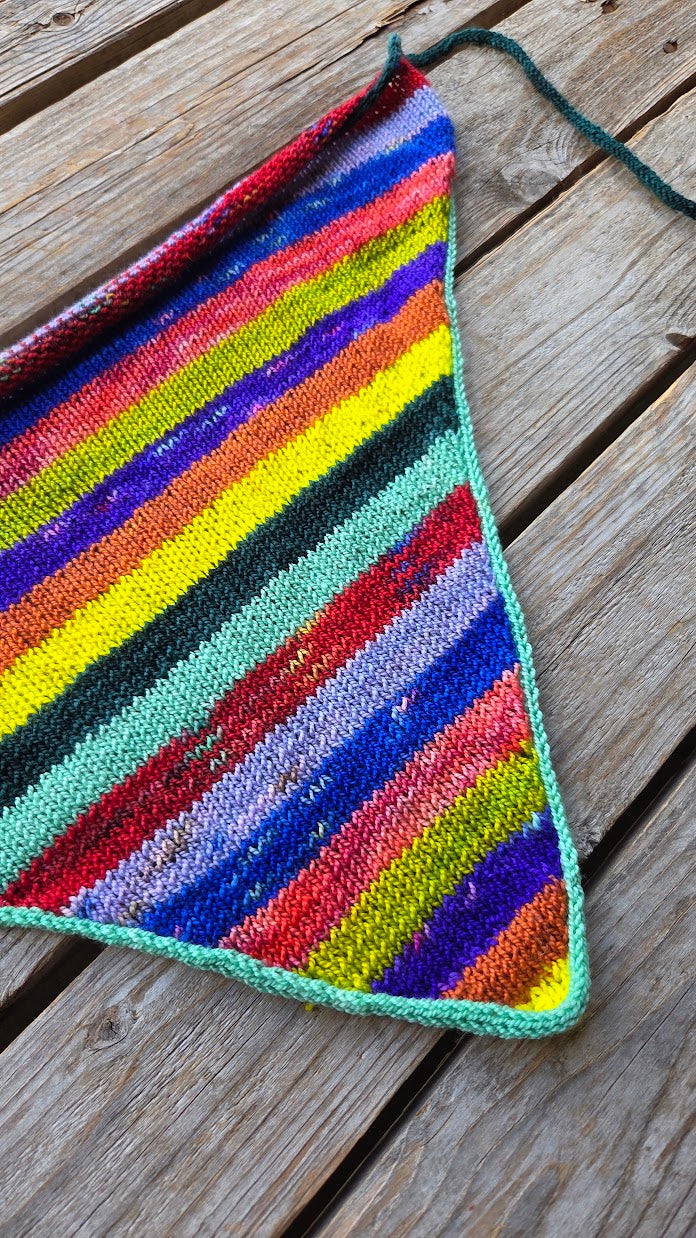 World Cup Colourflow Kerchief - PDF Pattern