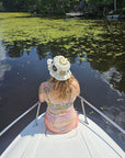 Floral Frills Bucket Hat CROCHET (Pattern) by Merike Hess