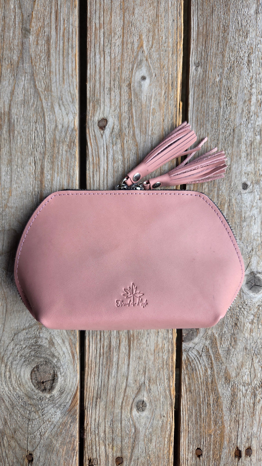 Zippered Thread & Maple Pouch