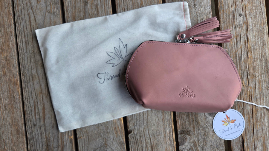 Zippered Thread & Maple Pouch