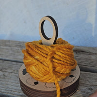 Yarn to Go Carousel - Wooden Yarn Butler