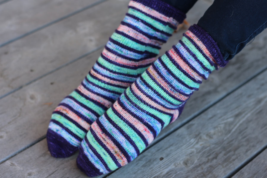 Spumoni Socks PDF Pattern