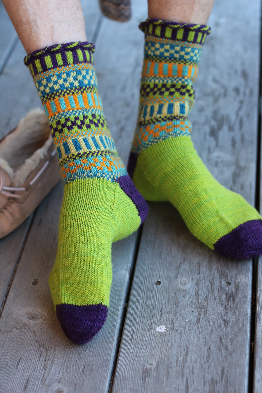 Warm Up with Colour Socks PDF Pattern