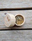 Wooden Stitch Marker Box - 100 ct