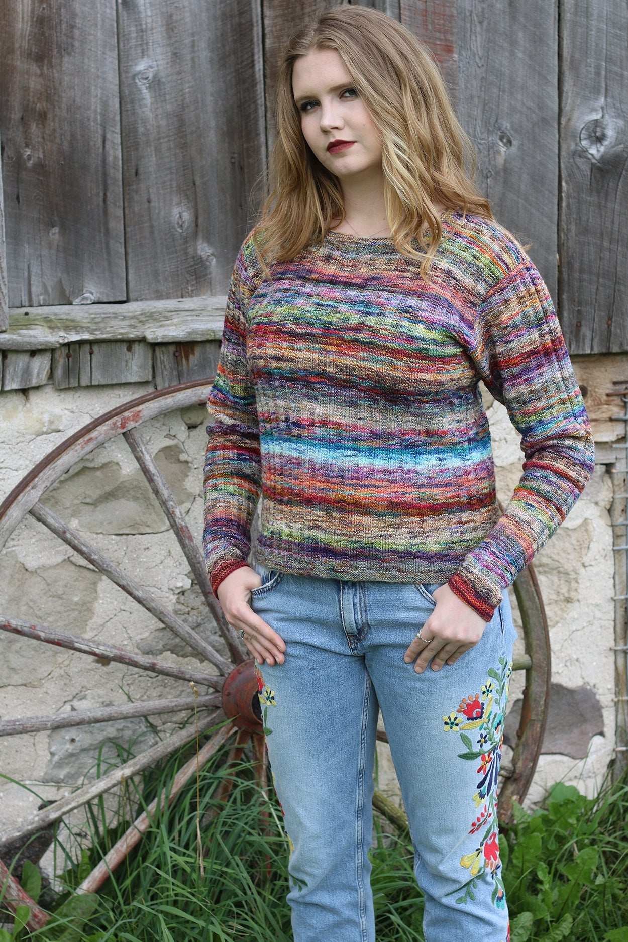 Multicolor Women’s Pullover pattern download