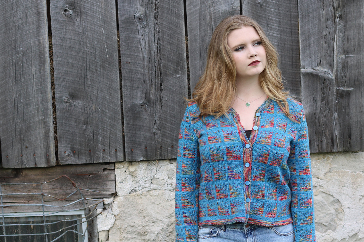Tetris cardigan - pdf pattern