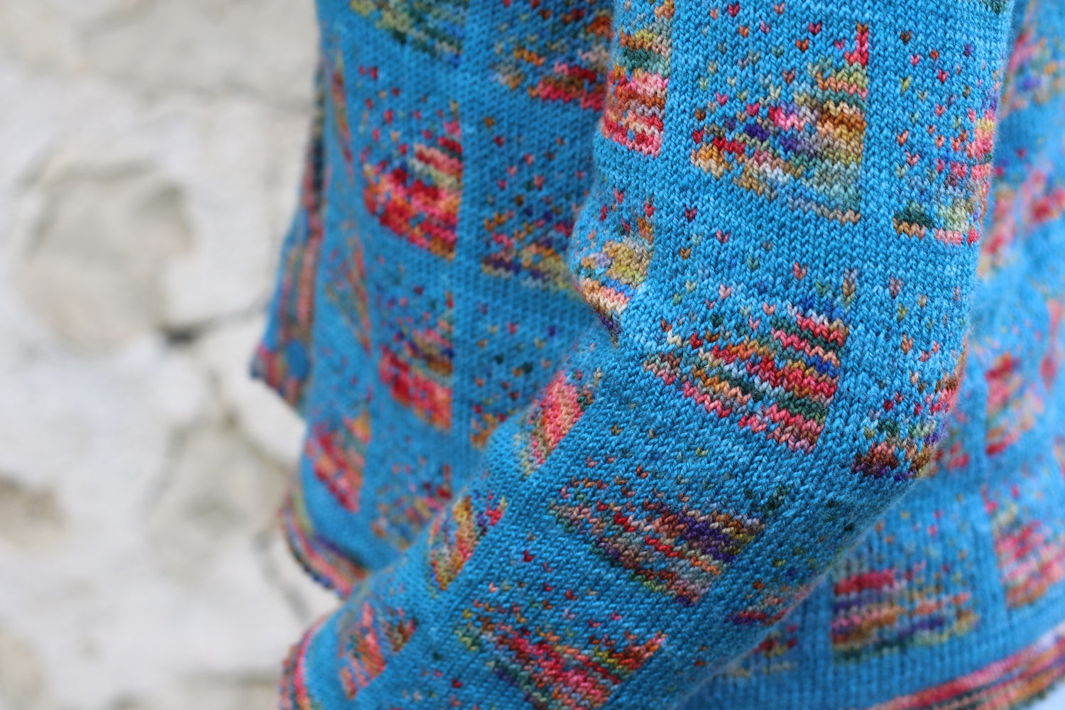 Tetris cardigan - pdf pattern