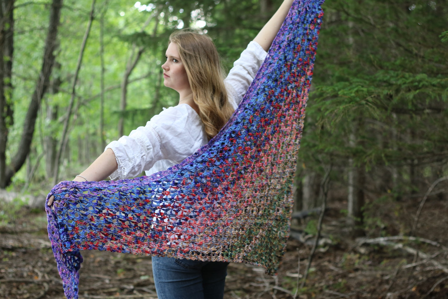 Notawa Shawl - pdf pattern crochet