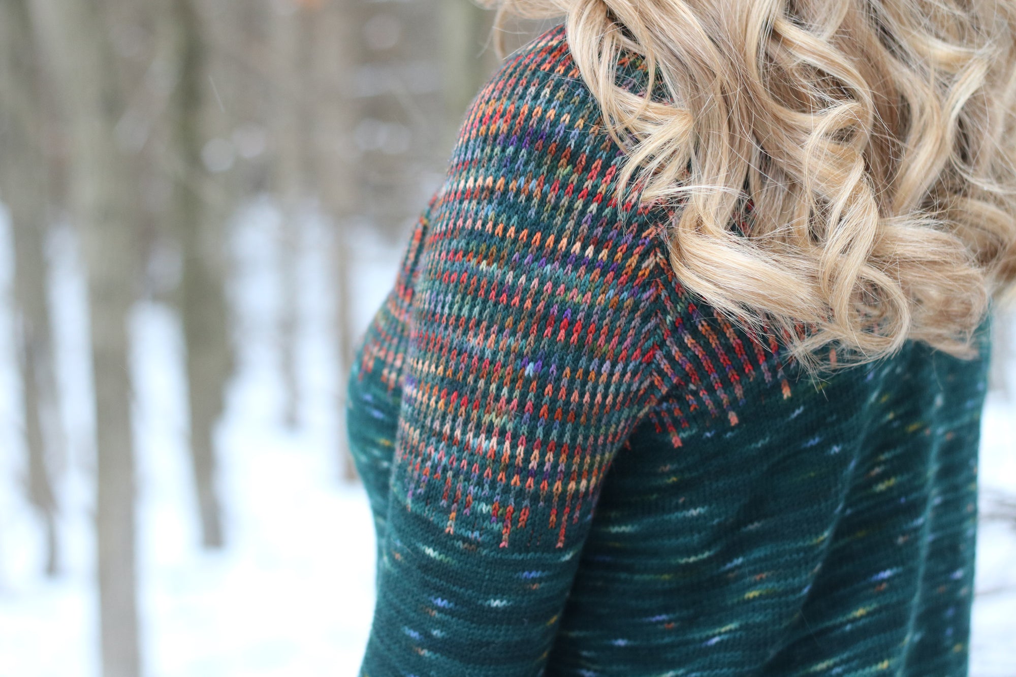 Lagom  Mosaic Raglan Pullover by Courtney Spainhower