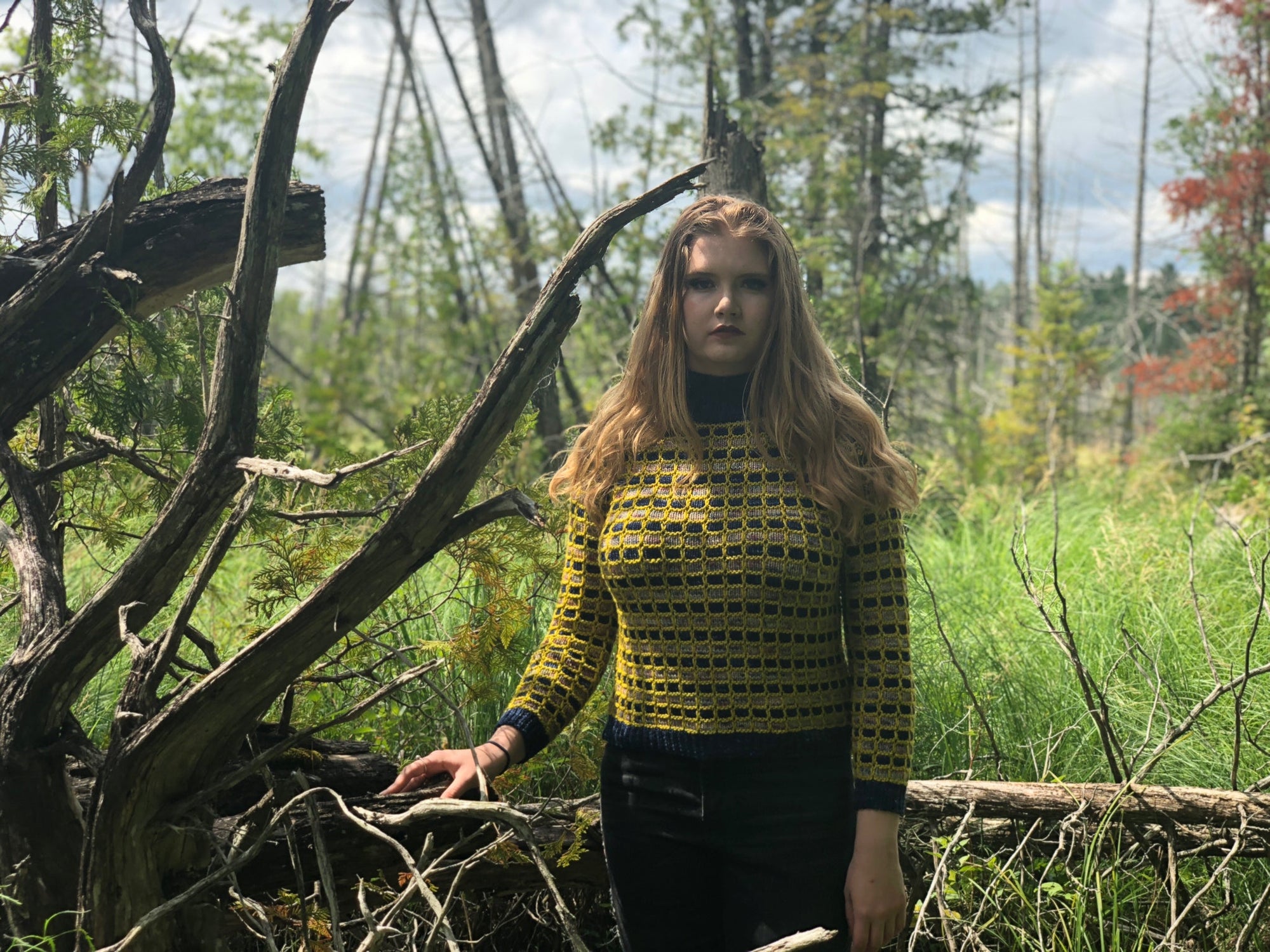 Windowpane  Plaid Pullover  download pdf