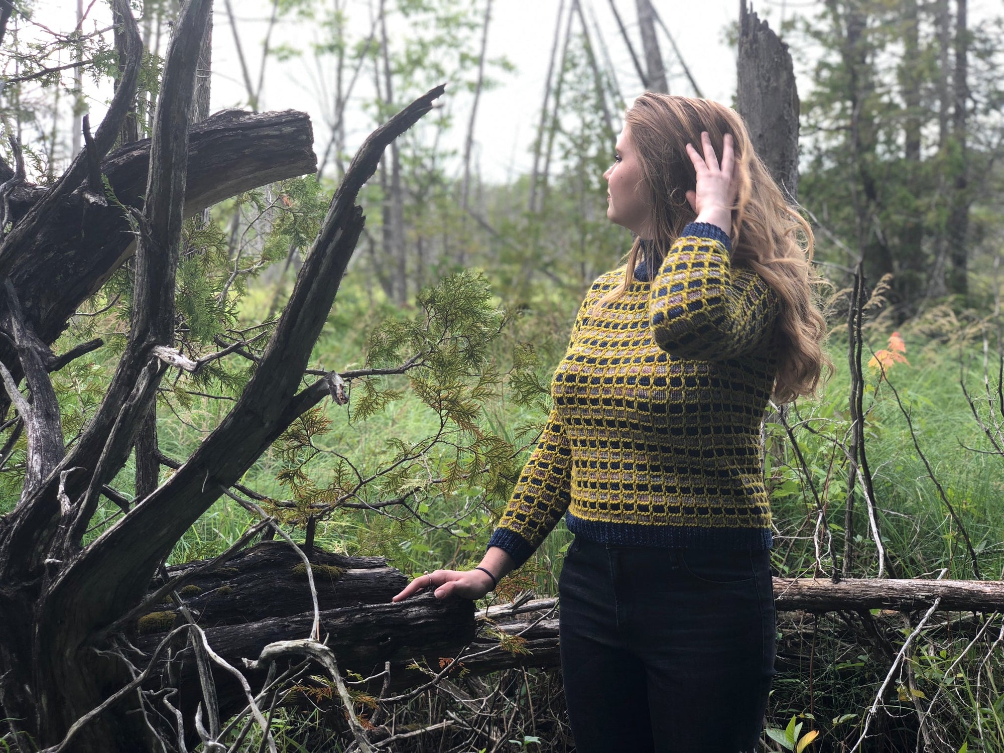 Windowpane  Plaid Pullover  download pdf