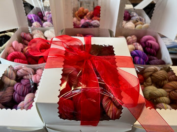 “Will you be my valentine?” Cake Box (9 skeins)