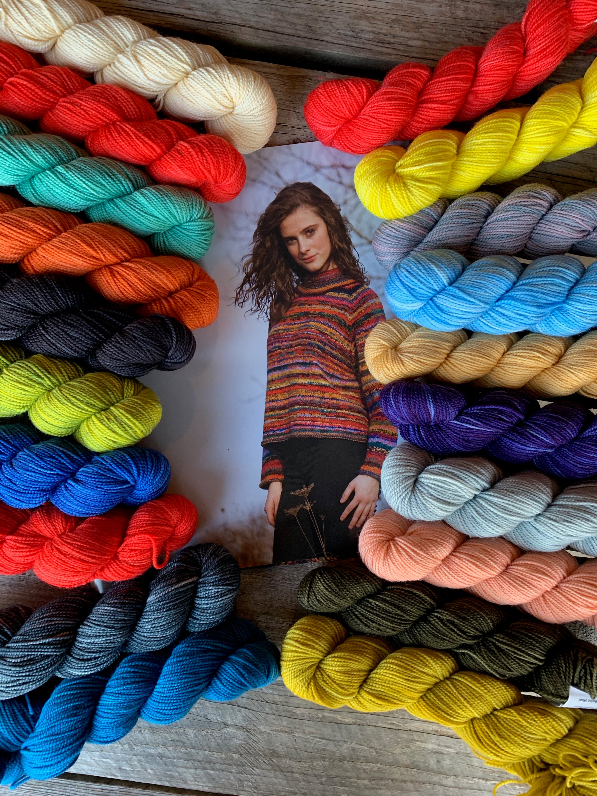 Technicolor Sweater Kit (marled knitting)