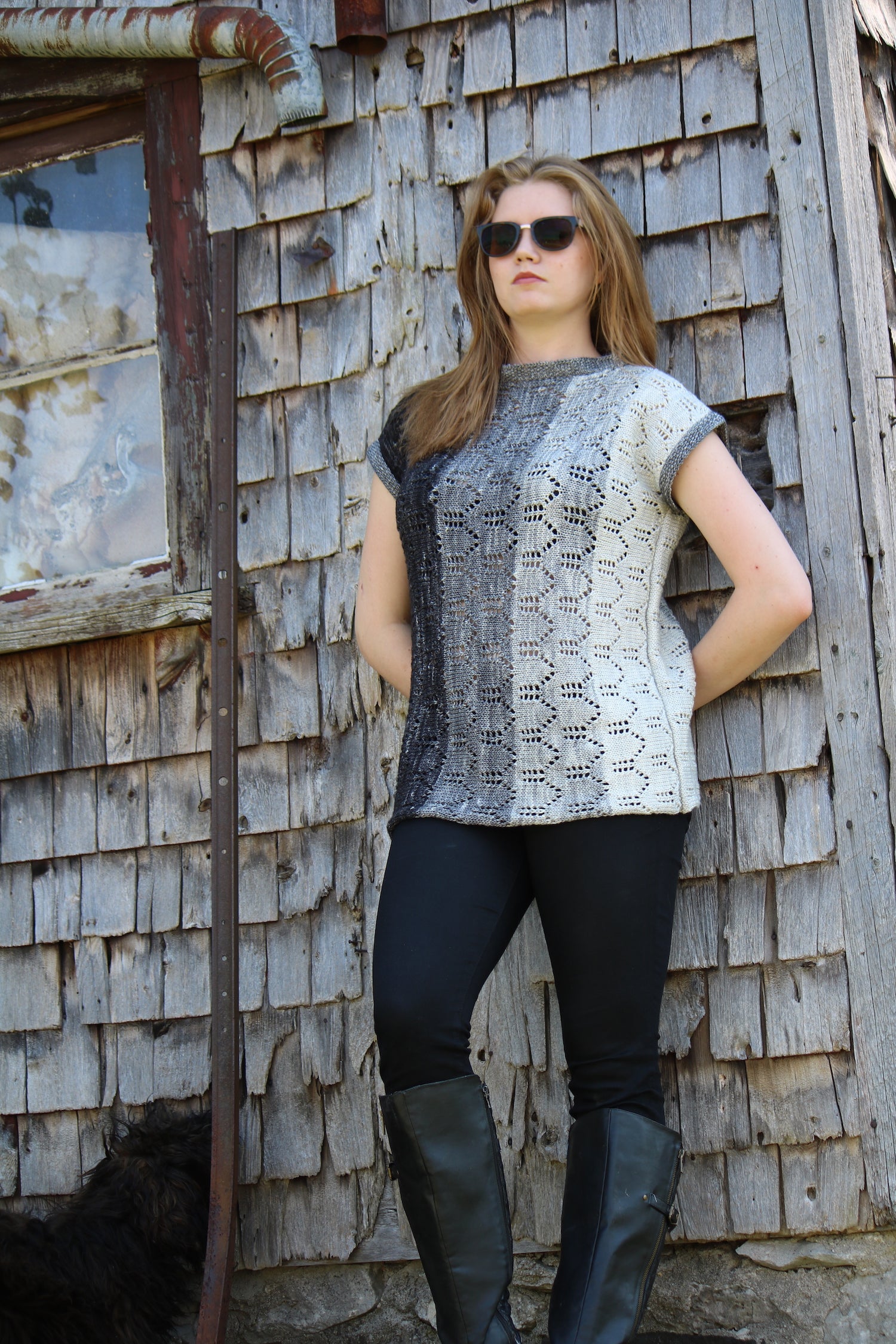 Gray Gradient Layering Piece -pdf pattern