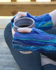 Snow Wave Designed by Angela Mühlpfordt Fingerless Gloves - Download