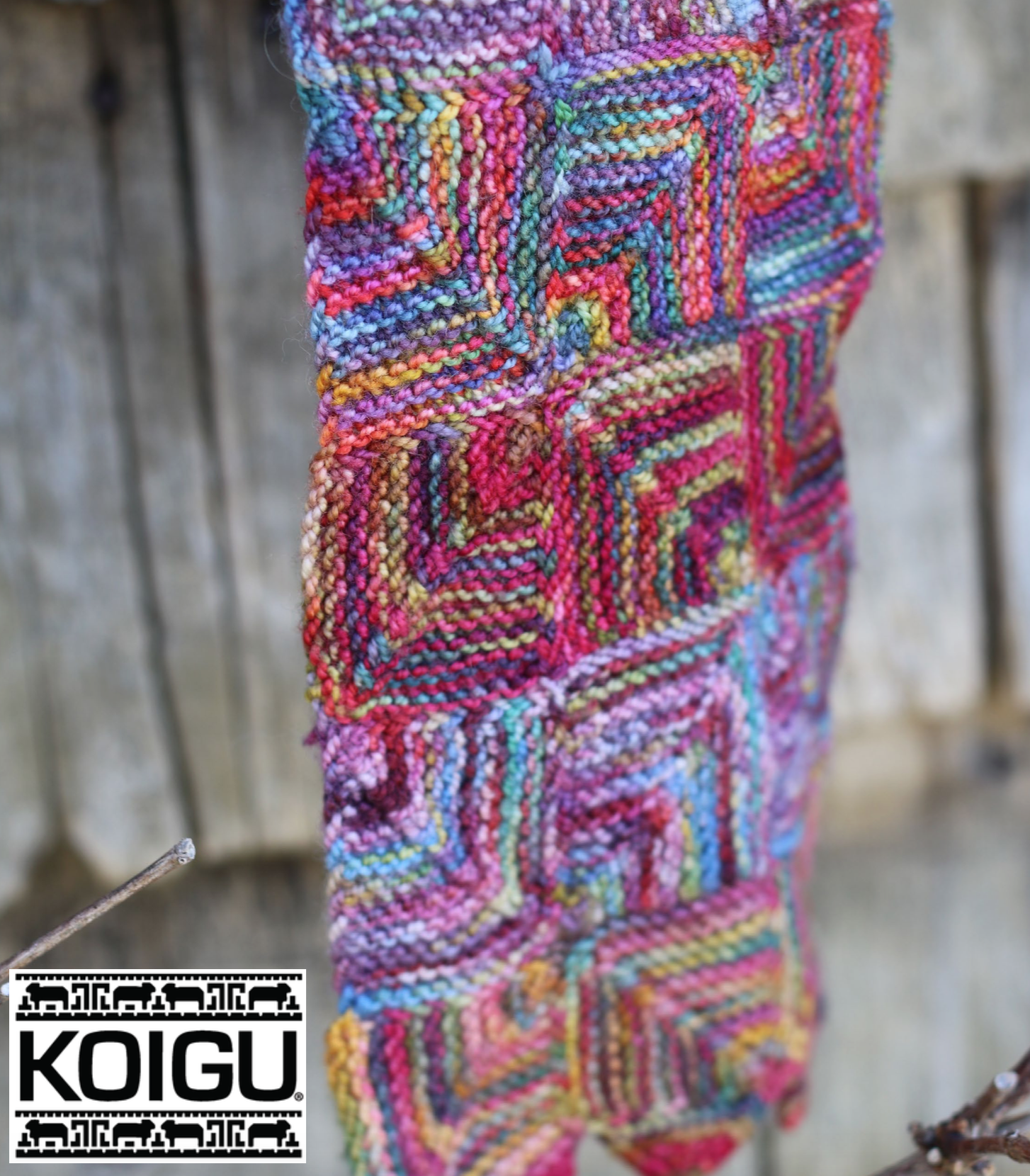 Basic Squares Scarf PDF