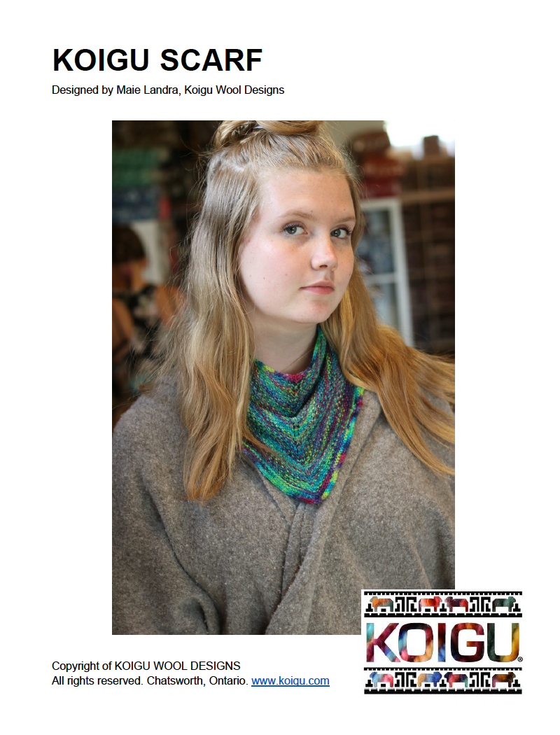 Koigu One Skein Scarf