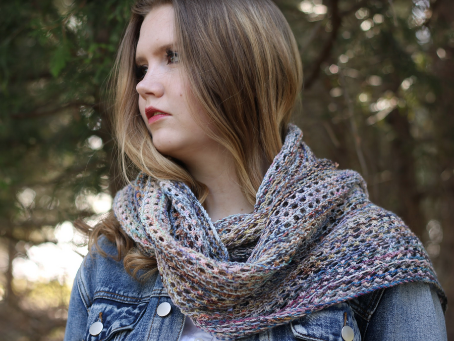 Little Angel Lace Scarf download pattern Koigu Canada Studio