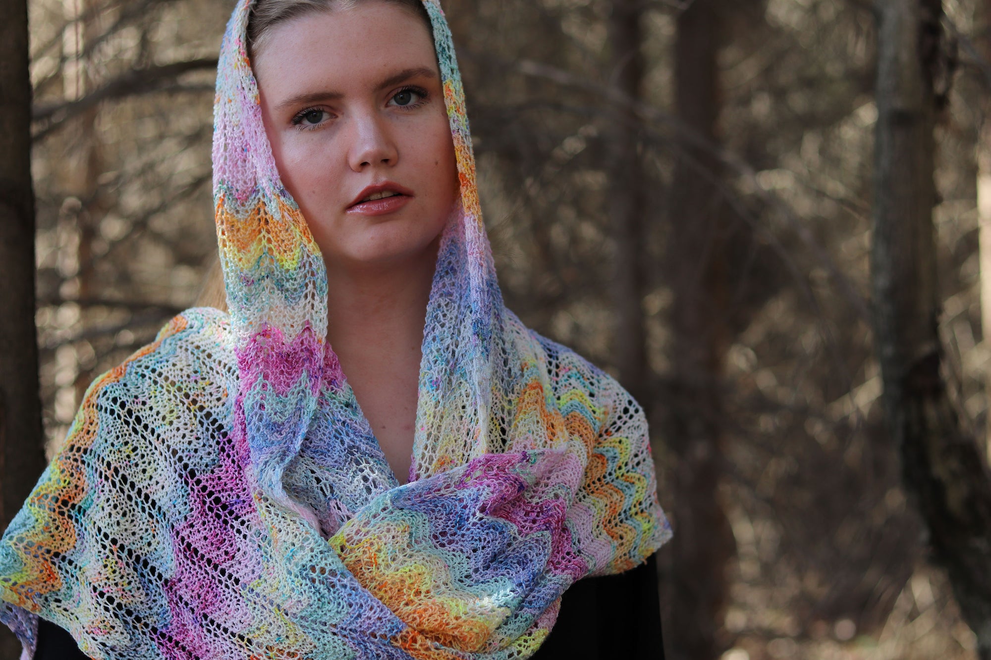 Cottontail Scarf - Lace Merino