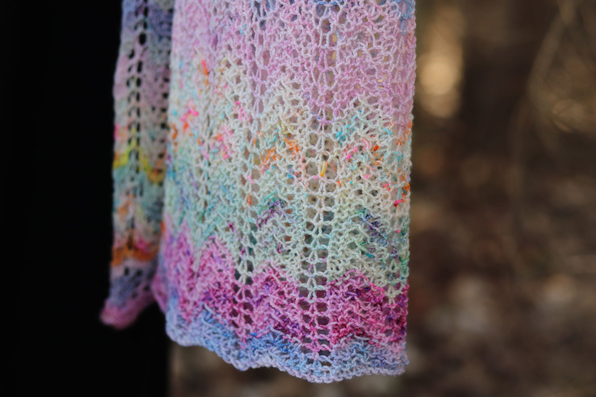 Cottontail Scarf - Lace Merino